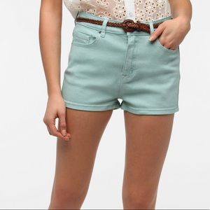 BDG Mint High Rise Denim Shorts
